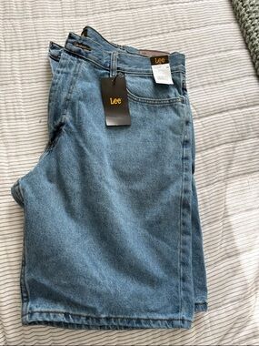 Lee Medium Blue Denim Shorts
